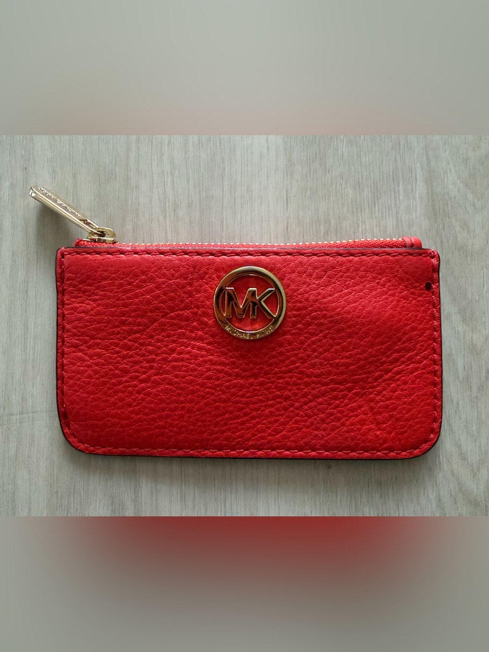 Michael Kors  JetSet  Fulton Travel Leather  Key Pouch Watermelon